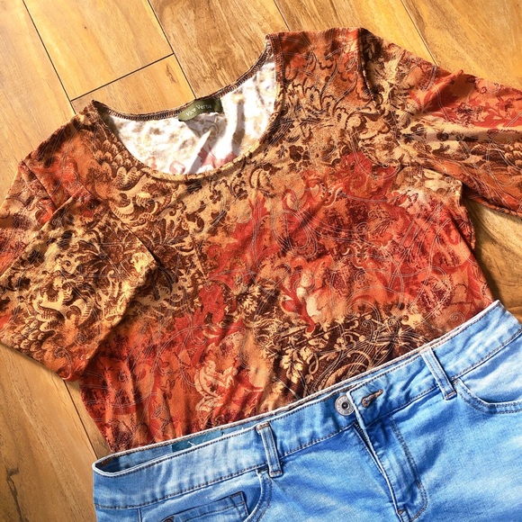 VINTAGE soft 3/4 sleeves top ππππ§‘ Y2K - Picture 6 of 10